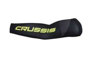 Návleky na ruce Crussis - černá / žlutá fluo, vel. XL/XXL