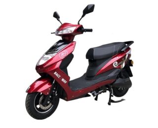 Elektroskútr RACCEWAY CITY 21, červený + Nosič zdarma