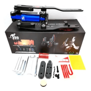 Přední odpružení Monorim V4 pro Xiaomi Scooter – modrá/černá