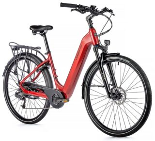 E-BIKE 28" NARA 16,5"-1, DARK RED SHINY (REAR MOTOR)