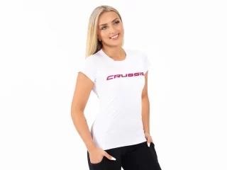 Dámské tričko WHITE PINK - S