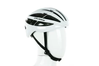 Cyklistická přilba CRUSSIS 03011 - bílá vel. S (50-55cm)
