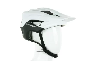 Cyklistická přilba CRUSSIS 03012 - bílo/černá vel. L (58-62cm)