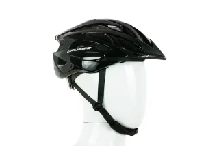 Cyklistická přilba CRUSSIS 03013  - černá vel. M (55-58cm)
