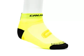 Cyklistické ponožky CRUSSIS, žluto/černé, vel. 39-42