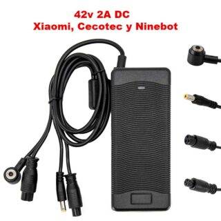 36V nabíječka / 42V výstup  2A s GX16/XLR//GX12/MI4/DC konektory