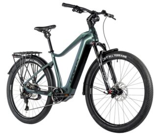 E-BIKE 28" BEND GENT CROSS 17,5"-2, GREEN BOTTLE (M510)