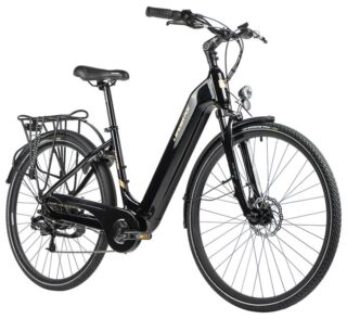 E-BIKE 28" INDUKTORA 18"-1, BLACK SHINY (rear motor)
