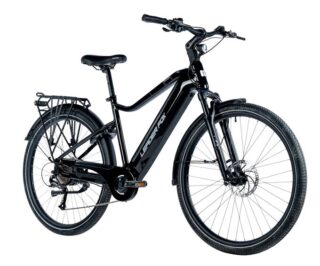 E-BIKE 28" SANDY GENT 19"-1, BLACK SHINY (REAR MOTOR)