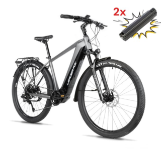 E-BIKE 28" BARNET GENT  22,5"-1, SILVER MATT  (M510)